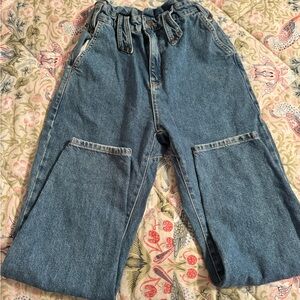 Zara Blue Ankle & Cropped Jeans
